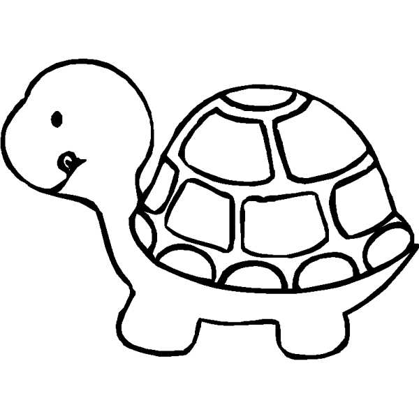 Cartoon Animal Black And White Clipart