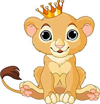 Lion King Funny Animal Cartoon Car Bumper Sticker Decal 12 x 12 cm ...