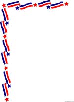 Printable Stationery Sheets, Letter Papers with Borders