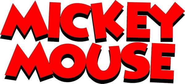 Mickey mouse name logo Free vector in Coreldraw cdr ( .cdr ...
