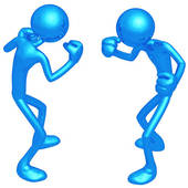 Clipart showing conflict
