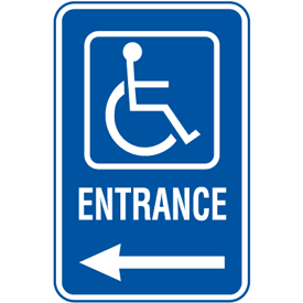 Accessible Entrance Handicapped Parking Signs