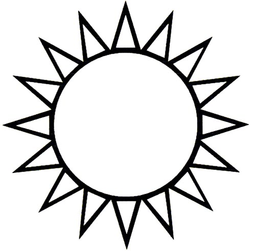 Sun Template - ClipArt Best