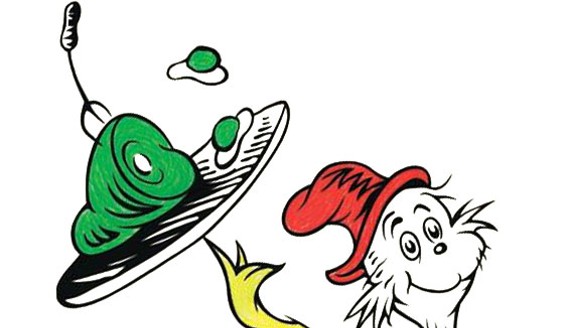 Dr Seuss Clip Art Green Eggs And Ham - Free ...