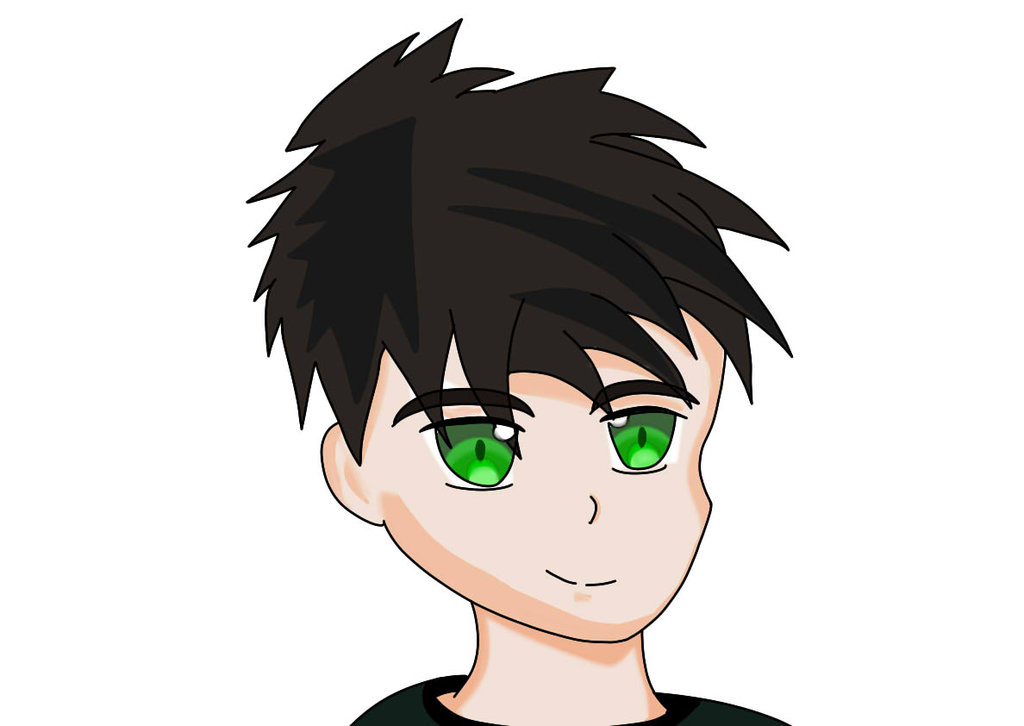 Cartoon character with green eyes! by LordBlueDashy on DeviantArt