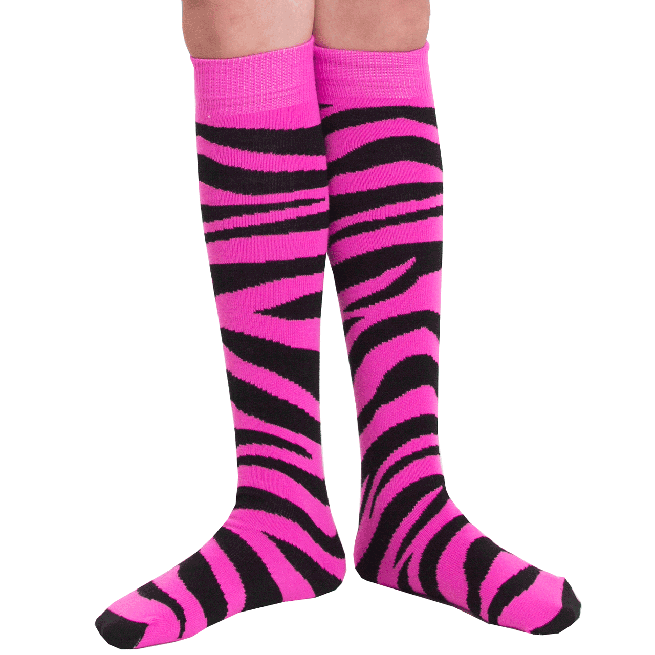 Pink Zebra Socks