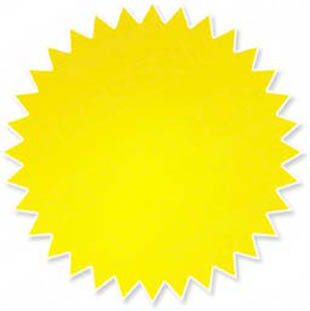 Starburst Sign Template