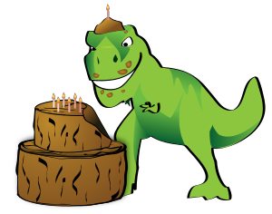 Dinosaur Birthday Clipart - Free Clipart Images