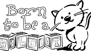 wildcats logo Colouring Pages (page 2)