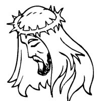 the crowning with thorns Colouring Pages