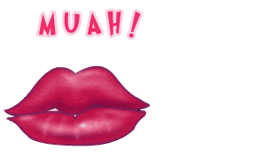 Animated Kiss Graphic