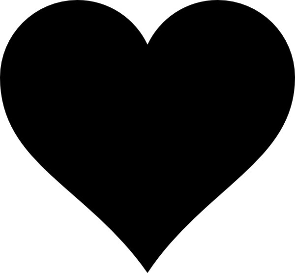 Heart Silhouette Clipart