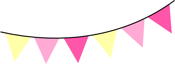 Black And White Bunting Clipart - Free Clipart Images