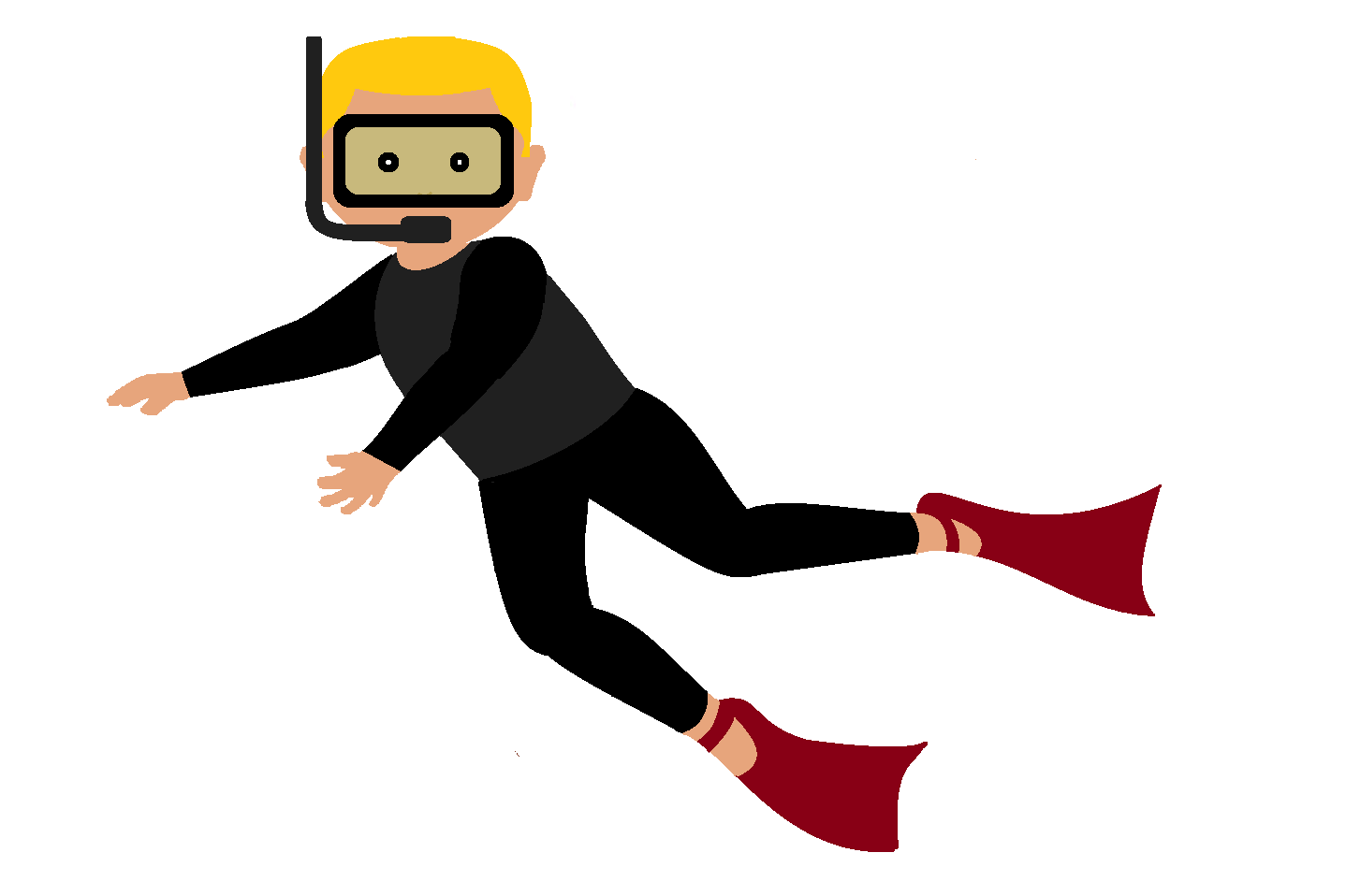 Scuba divers clip art