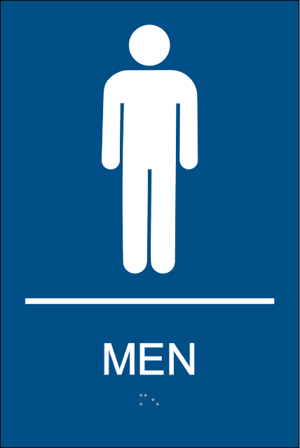 Men Women Bathroom Sign Clipart