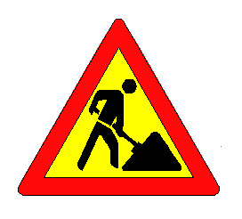 Men at work-sign board-Traffic diversion - detour - Cad Designer ...