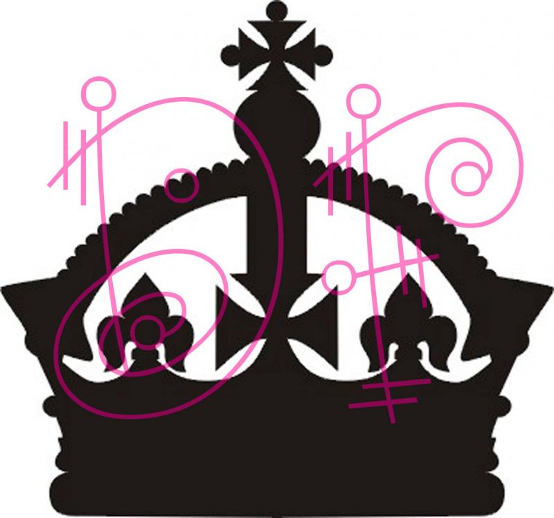 Crown Clipart Keep Calm Carry On Digital File by DigiFoto