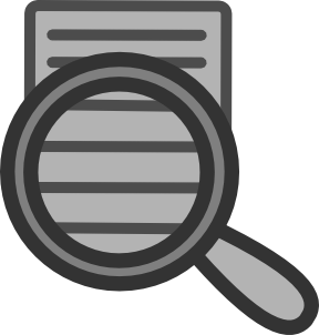 Document Search Clip Art - vector clip art online ...
