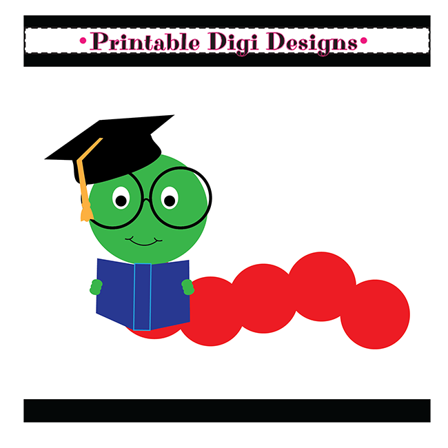 Book Worm Clipart