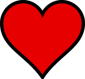 Small Red Heart With Transparent Background clip art - vector clip ...
