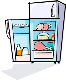 Refrigerator clipart