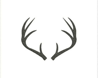 Antler embroidery | Etsy