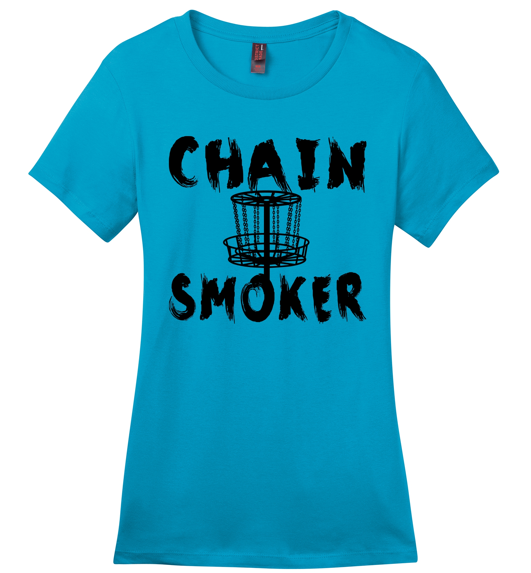 Chain Smoker Funny Ladies Soft T Shirt Disco Golf Sports Beer Gift ...