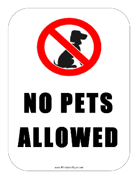 Restriction Signs