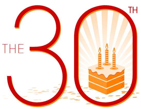 30th Images - ClipArt Best
