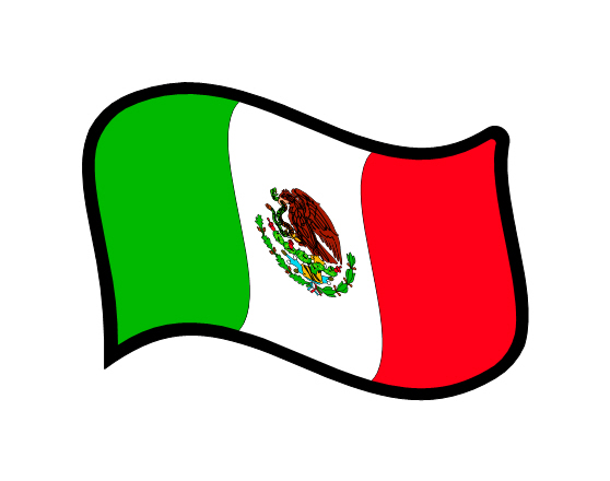 Wavy Mexican Flag - Vectorportal.com : Forum