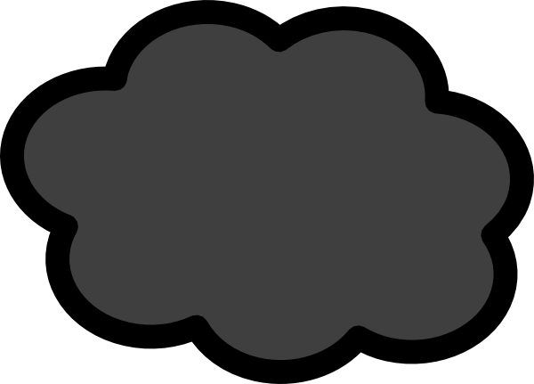 Cartoon Storm Cloud