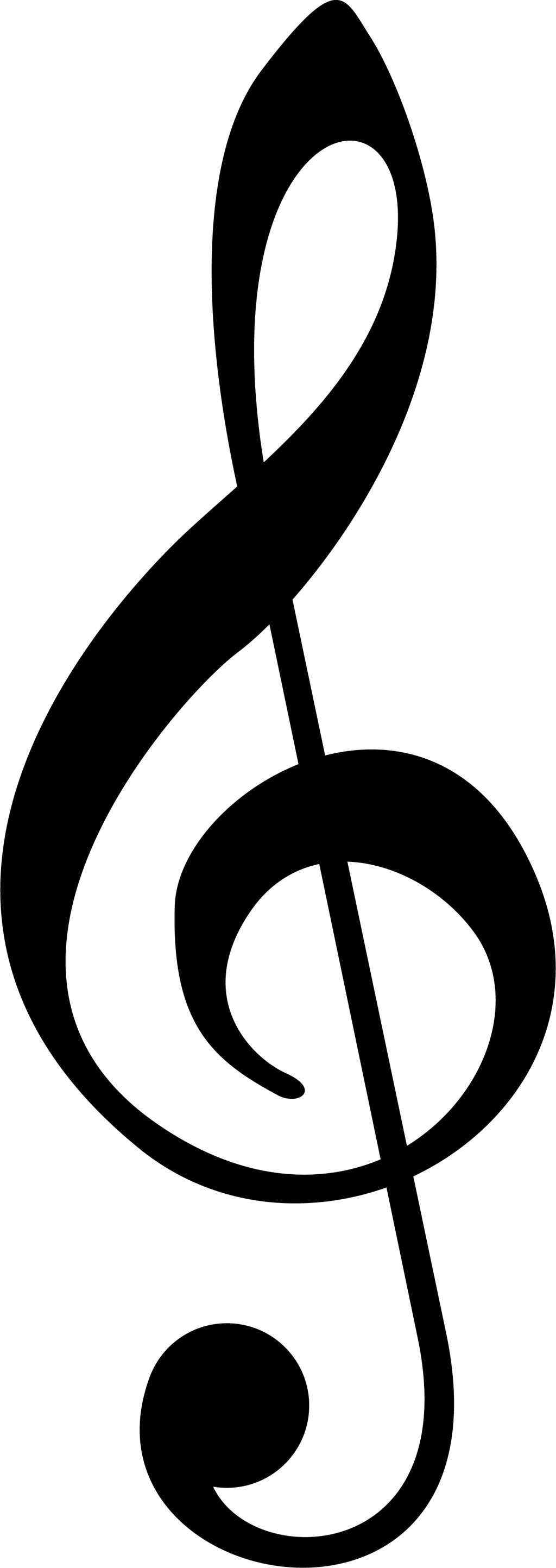 Treble Clef - Vector
