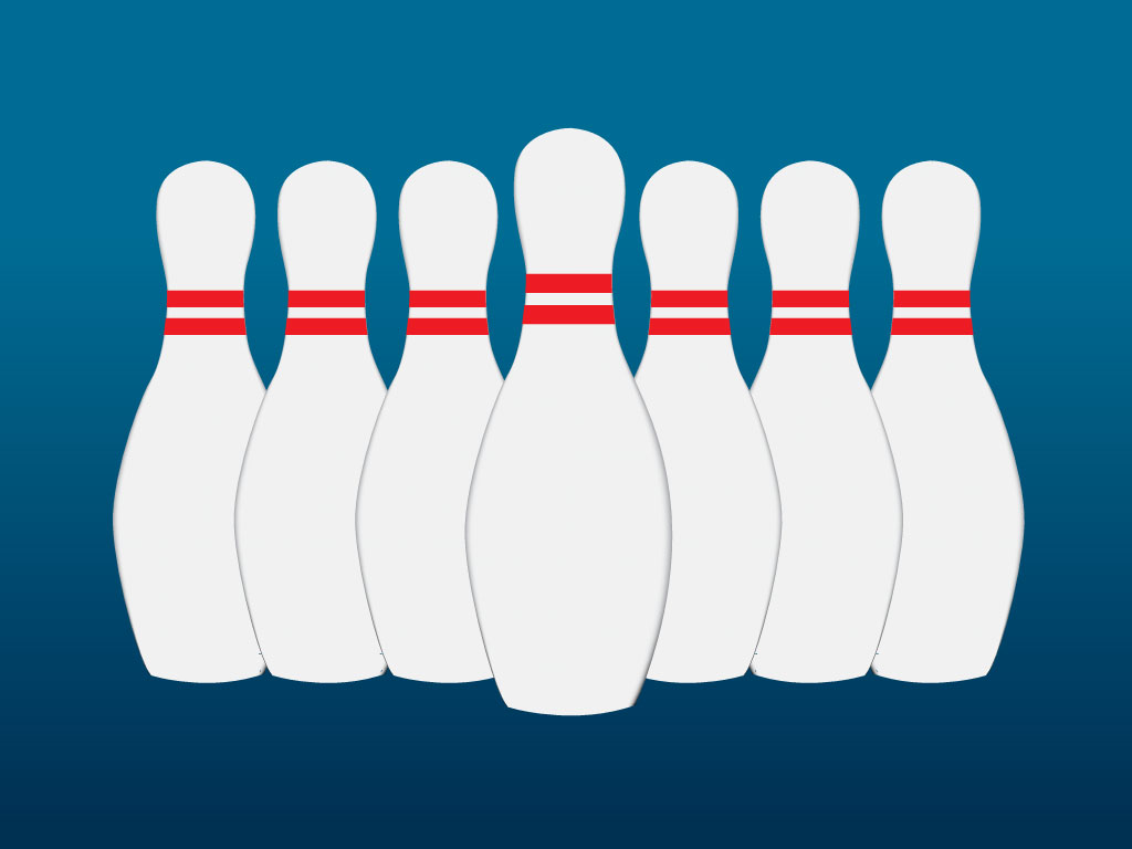 Bowling Pin Vector