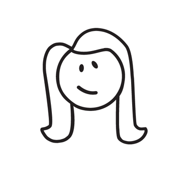 Make Your Own Custom Stick Figure - Female Adult, Teenager, or Youth