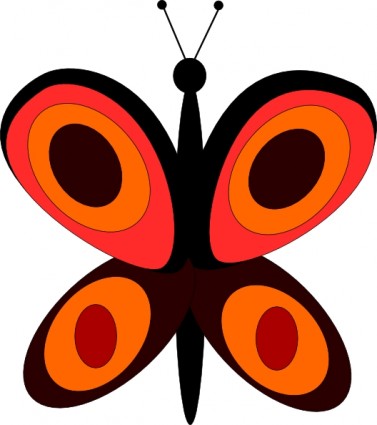 Kupu-kupu Klip Seni-vektor Clip Art-vektor Gratis Download Gratis