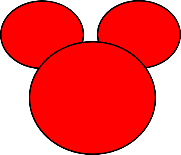 Mickey Ears Clip Art - vector clip art online ...