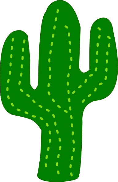 Black And White Cactus Clip Art Image - Quoteko.