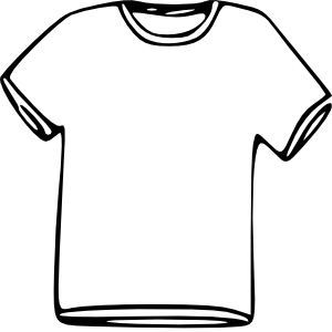 White T Shirt Outline - ClipArt Best