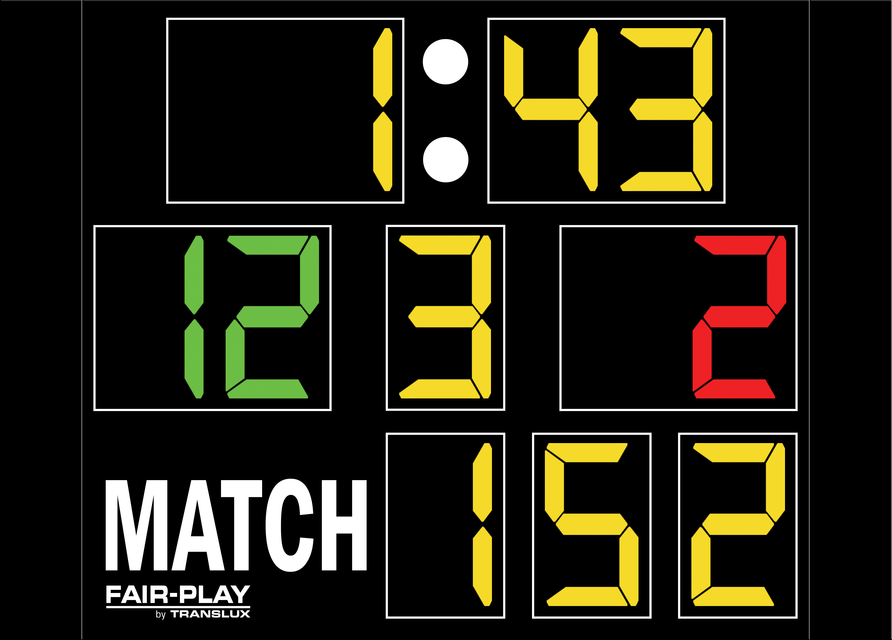 WR-1400-3S-4 | Fair-Play Scoreboards