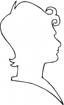 Boy's Profile Outline coloring page | Super Coloring