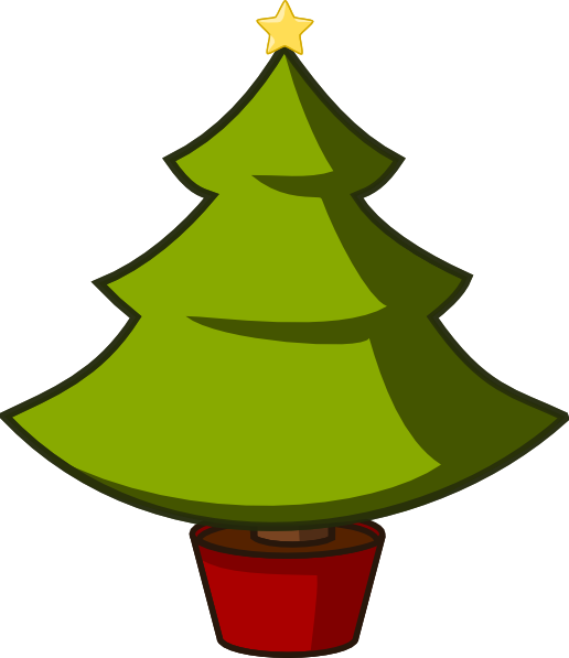 Christmas Tree clip art - vector clip art online, royalty free ...