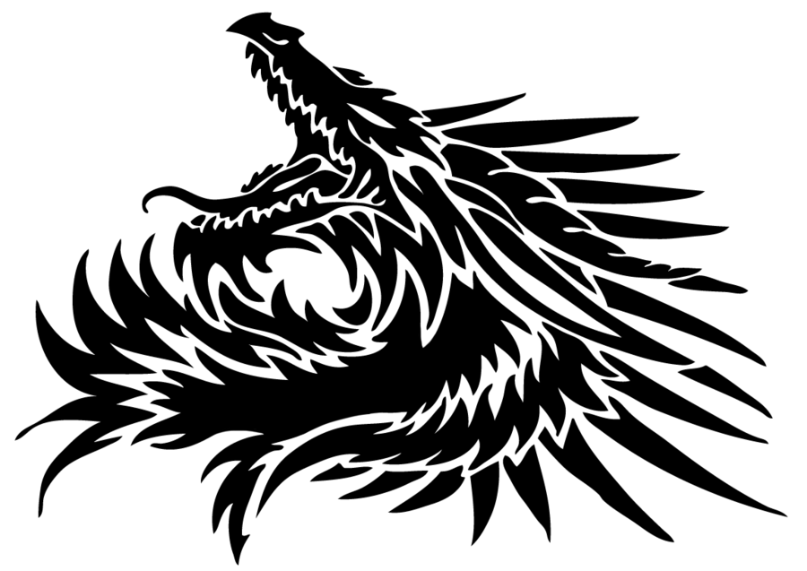 dragon_head_tribal_by_sunimo-d ...