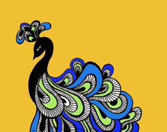 feather drawing