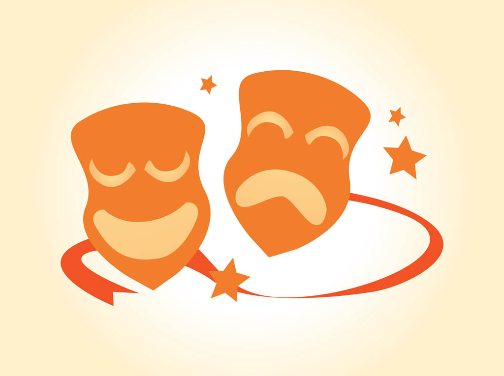 Drama Masks Vector