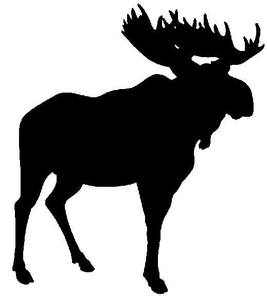 Moose Silhouette Clip Art 062212» ClipArt