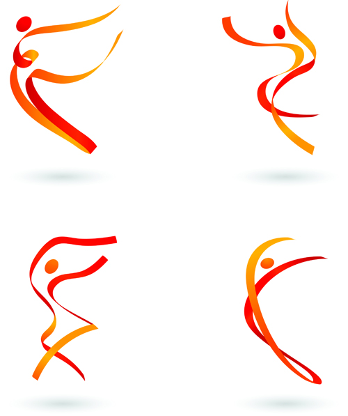 Sports for Logo People design vector 01 - Vector Logo, Vector ...
