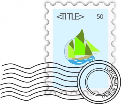 Postage Stamp clip art Free vector in Open office drawing svg ...