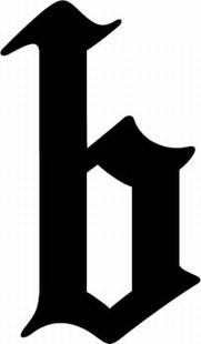 Font BOE Lowercase b :: Bird Old English Lowercase :: ALPHABETS ...