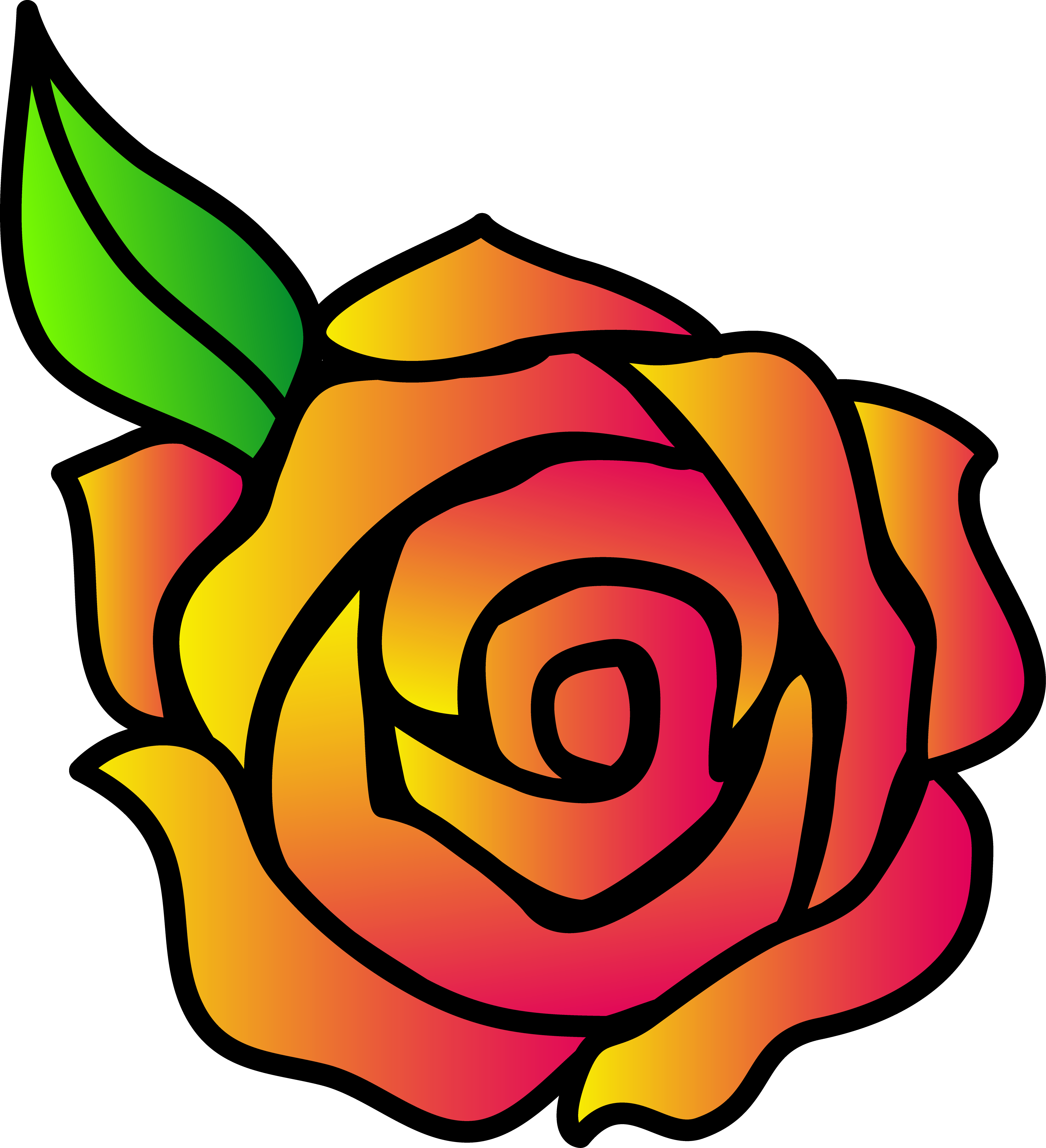 Roses cartoon images