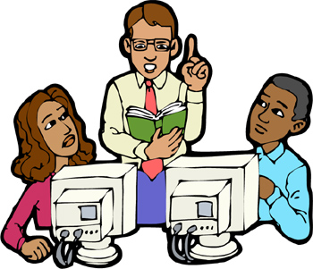 Computer classes clipart